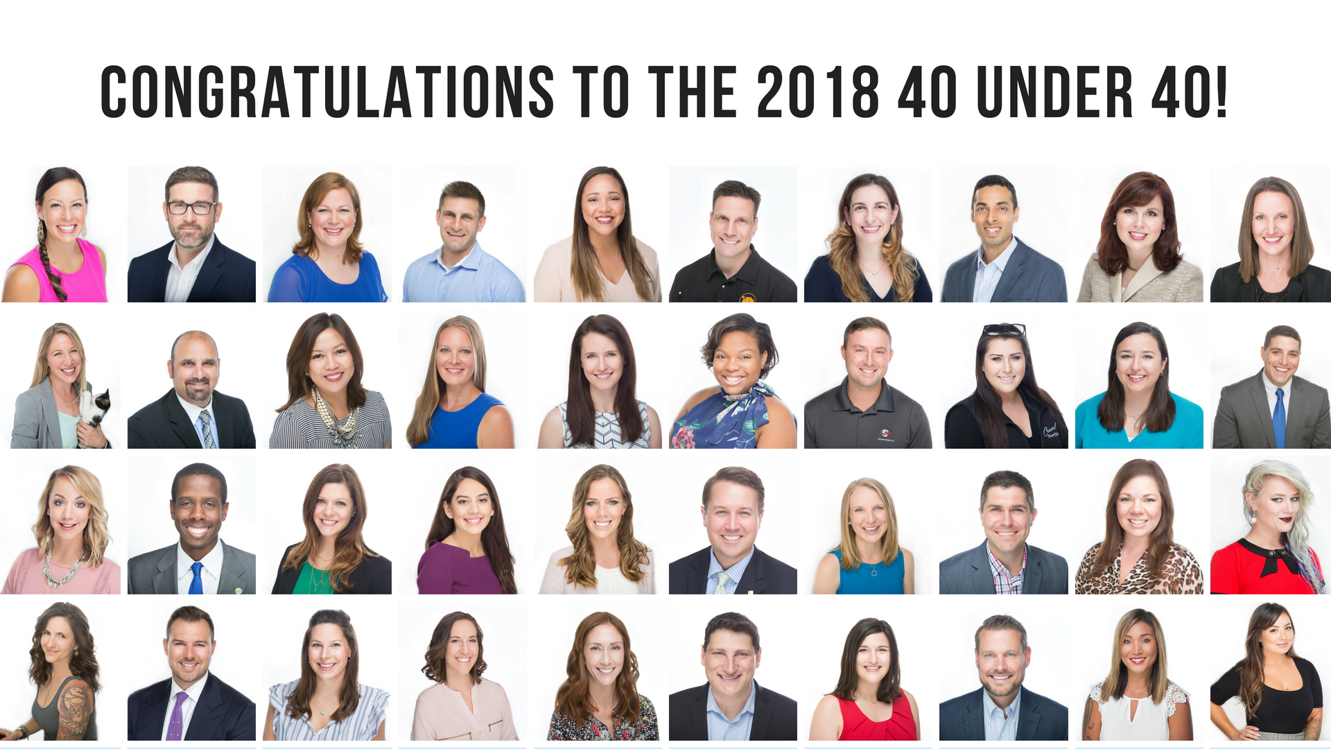 Top 40 under 40 Northern Virginia and Loudoun County Professional Experts featured through headshots in Local Virginia Magazine